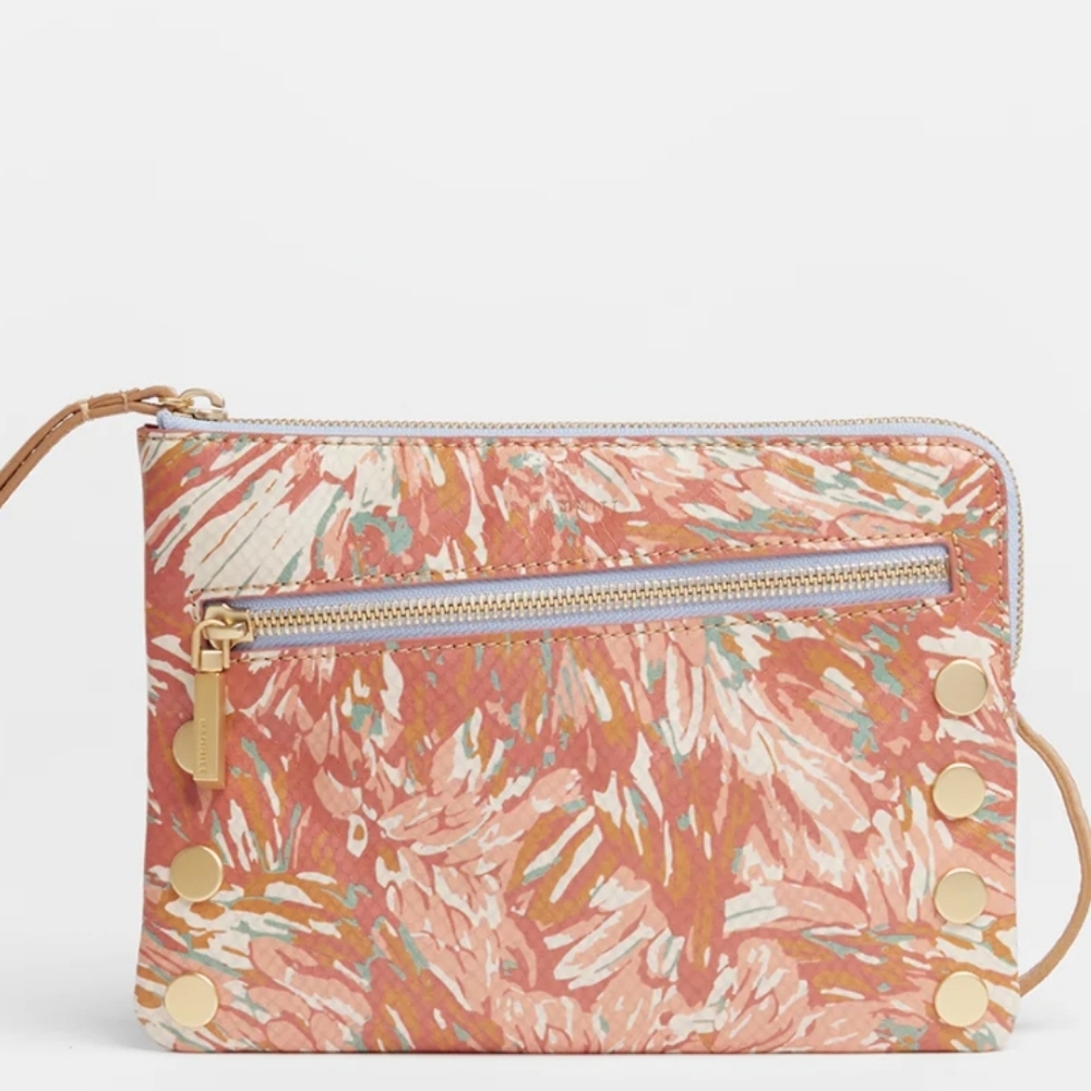 NWT Hammitt Nash SML Garden Party Brushed Gold Leather Crossbody Bag - Picture 5 of 15